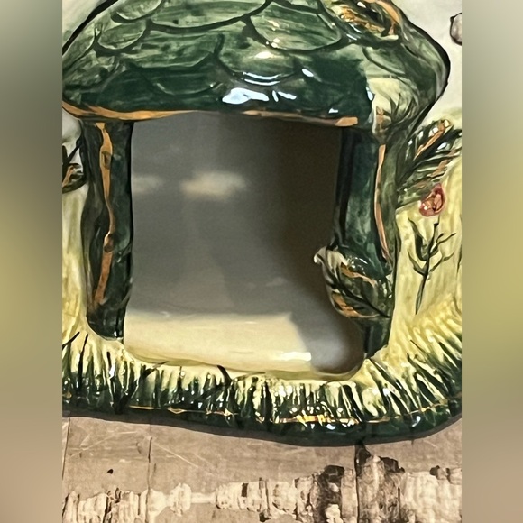 Vintage teddy bear cottage candle house - Picture 7 of 9